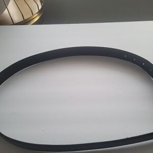 Ralph lauren polo black Italian leather size 38 belt gold tone Buckle belt